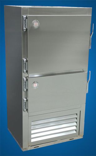 Frigorifero con congelatore per barca - R6F3-2M-ADS / R6F3-2M-SN  - Cospolich Refrigerator Co - a libera installazione / con apertura frontale / in acciaio inossidabile