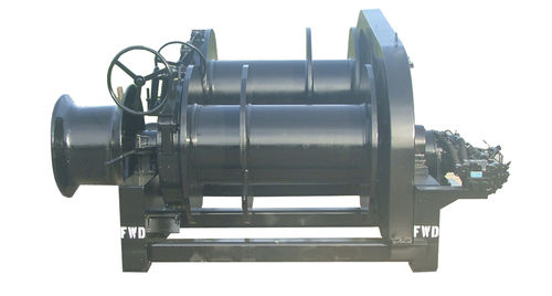 Argano per nave - WATERFALL  - Coastal Marine Equipment Inc - con motore idraulico / a doppio tamburo