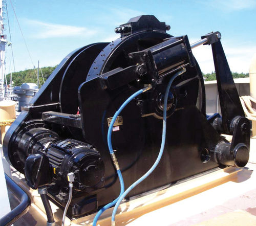 Argano per nave - DEPC-48-50 - Markey Machinerympany - per rimorchio / con motore elettrico / a singolo tamburo