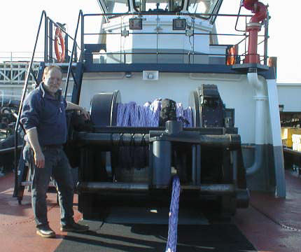 Argano per rimorchiatore - DYSF- 42 - Markey Machinerympany - per rimorchio / con motore idraulico / a singolo tamburo