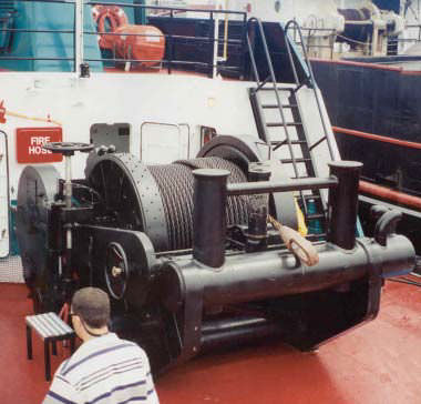 Argano per rimorchiatore - TYS-32 - Markey Machinerympany - per rimorchio / con motore idraulico / a singolo tamburo