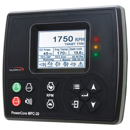 Quadro di comando per barca - PowerCore® MPC-20 - FW Murphy - per motore / con allarme