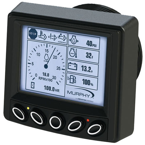 Display per nave - PowerView® 380 - FW Murphy - per barca / multifunzione / LCD