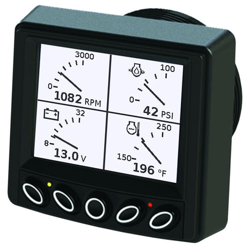 Display per nave - PowerView® 350 - FW Murphy - per barca / multifunzione / LCD