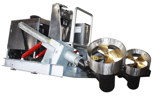 Propulsore azimutale - Twin Tsunami - Hydraulic Marine Systems, Inc. - timone / esterno / per chiatta