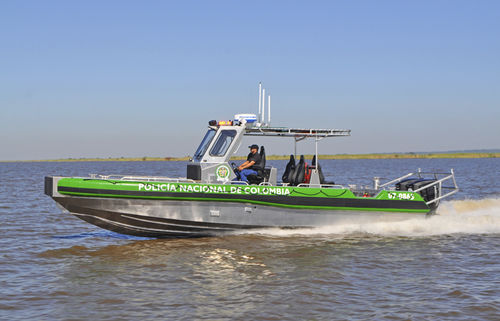Barca professionale patrol boat - 33 RELENTLESS - Metal Shark Aluminum Boats - fuoribordo / in alluminio / con scafo rigido