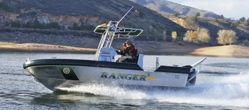 Barca professionale motobarcapompa - 21 RELENTLESS - Metal Shark Aluminum Boats - fuoribordo / in alluminio