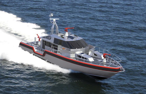 Barca professionale pilotina - 75 DEFIANT - Metal Shark Aluminum Boats - entrobordo a idrogetto / in alluminio