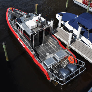 Barca professionale motobarcapompa - 32 DEFIANT  - Metal Shark Aluminum Boats - fuoribordo / in alluminio
