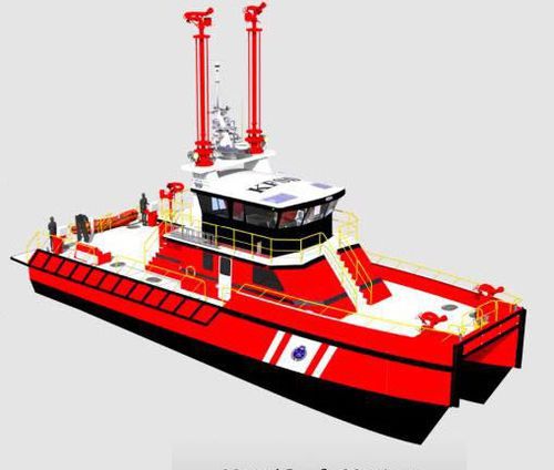 Barca professionale motobarcapompa - FireCat 25M - Metalcraft Marine Inc - catamarano / entrobordo