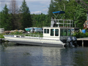 Barca professionale chiatta da lavoro - Bullnose 30SV  - Metalcraft Marine Inc - fuoribordo / in alluminio