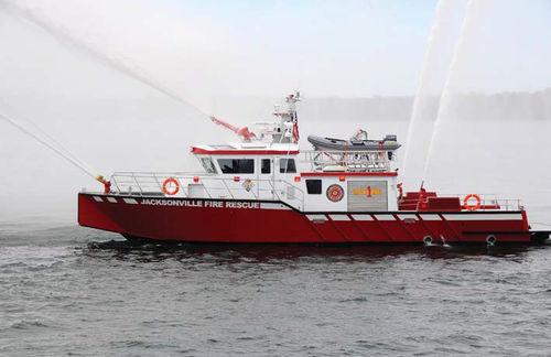 Barca professionale motobarcapompa - FireStorm 70 - Metalcraft Marine Inc - entrobordo a idrogetto / in alluminio