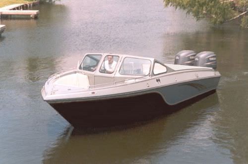 Runabout fuoribordo - Sportsman28 - Scully's Aluminum Boats - bimotore / bow-rider