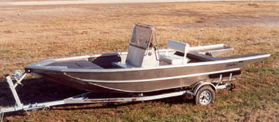 Bass boat fuoribordo - 1760V7-CC - Scully's Aluminum Boats - con console centrale / da pesca sportiva