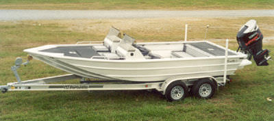 Barca open fuoribordo - 2072V-SC-03 - Scully's Aluminum Boats - con dual console / in alluminio