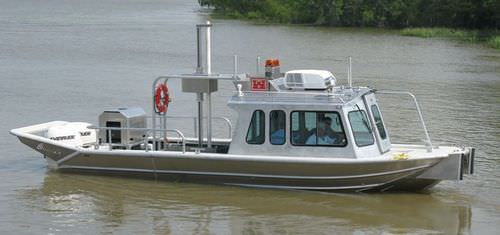 Barca professionale nave idrografica - 2684DVWB2 - Scully's Aluminum Boats - entrobordo / in alluminio