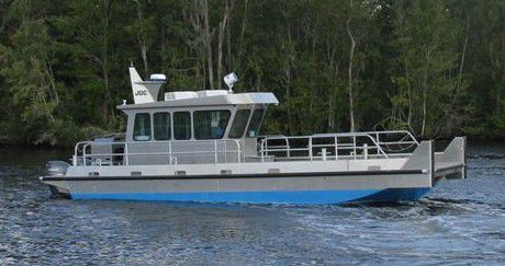 Chiatta da lavoro - 3612VB - Scully's Aluminum Boats - fuoribordo / in alluminio
