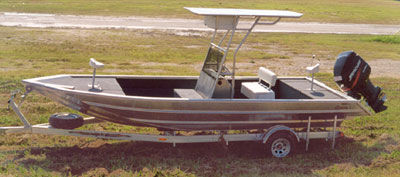 Barca open fuoribordo - 2284V-CC - Scully's Aluminum Boats - in alluminio
