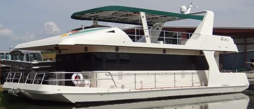 Motor-yacht da crociera - 6022 - Scully's Aluminum Boats - con cabina di pilotaggio