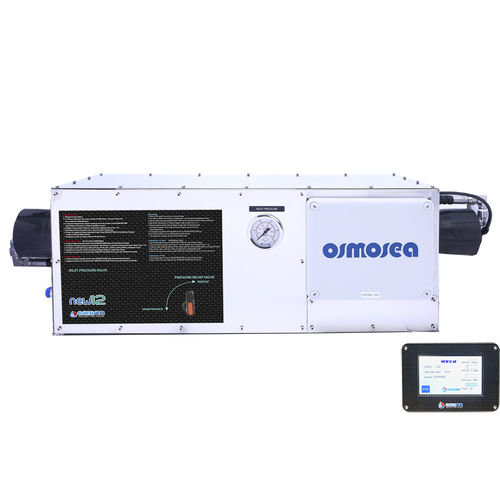 Dissalatore per barca - New 12 150 - Osmosea Srl - a osmosi inversa / a recupero di energia / 24 V