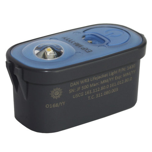 Lampada flash - WR3  - Daniamant - marina / per giubbotto di salvataggio / SOLAS