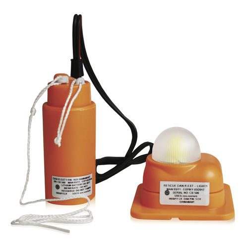 Luce di segnalazione per zattera di salvataggio - R.EXT1 - Daniamant - bianca / a batteria