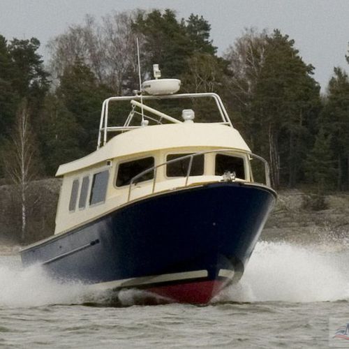 Trawler fuoribordo - Alaska-31 - Morozov Yachts - con scafo dislocante / con fly