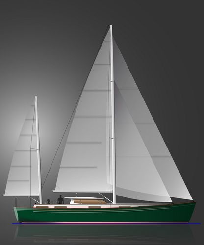 Sailing-yacht da regata e crociera - M55 VERA - Morozov Yachts - con 3 cabine / con pozzetto centrale / con cockpit chiuso