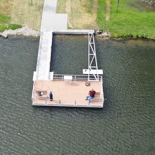 Pontile galleggiante - AccuDock - di ormeggio / per la pesca