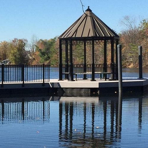 Pontile galleggiante - Gazebo/Patio - AccuDock - di ormeggio / per marina