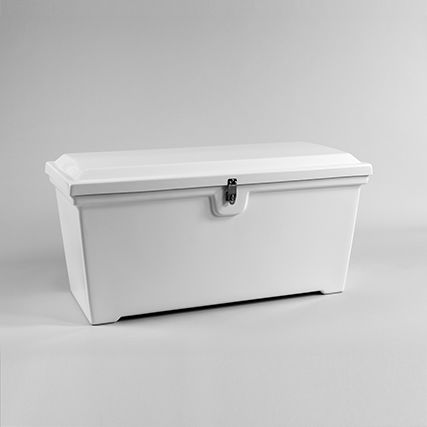 Cassa di stoccaggio in fibra di vetro - EC1420-R / EC1420-F - Dock Box Depot: Custom Fiberglass Accessories - per pontile
