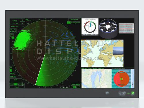 Schermo per nave - HD 32T22 MVD - Hatteland Display AS - multifunzione / PC / sistema di navigazione