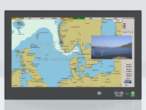 Schermo per nave - HD 24T22 MMD - Hatteland Display AS - multifunzione / PC / sistema di navigazione