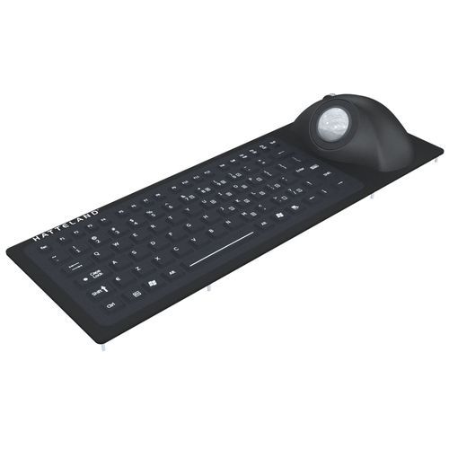 Tastiera per PC per nave - HT RKTE85B - Hatteland Display AS - 85 tasti / con trackball