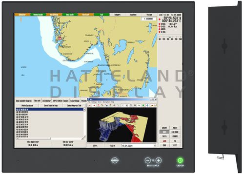 Schermo per nave - HD 19T21 STD - Hatteland Display AS - multifunzione / PC / sistema di navigazione