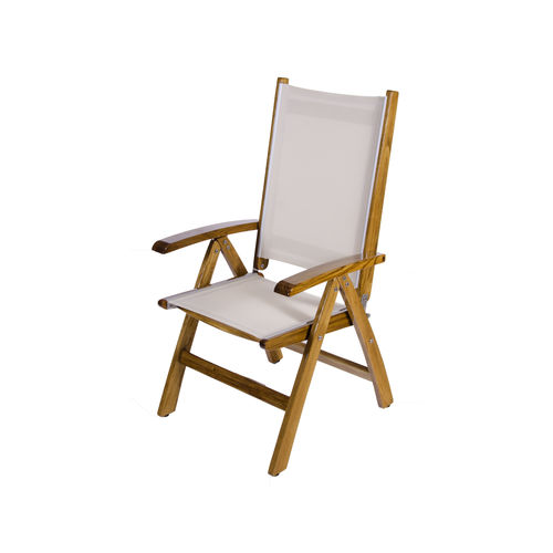 Sedia standard per barca - ST18 - Release Marine - pieghevole / con braccioli / in teak