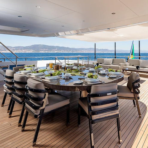 Sedia standard per barca - Linley  - Release Marine - con braccioli / in teak