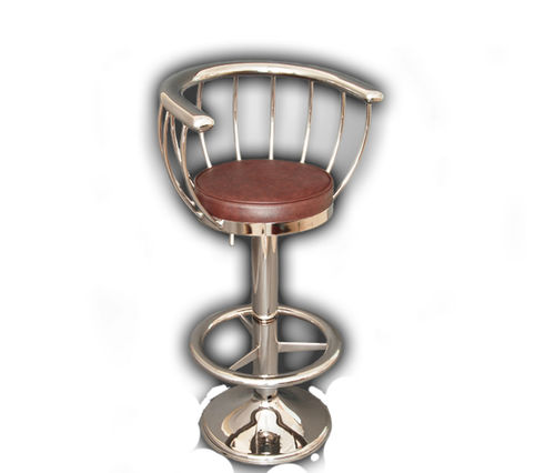 Sgabello da bar base rotonda - SS-1 - Release Marine - per nave / per yacht / in acciaio inossidabile