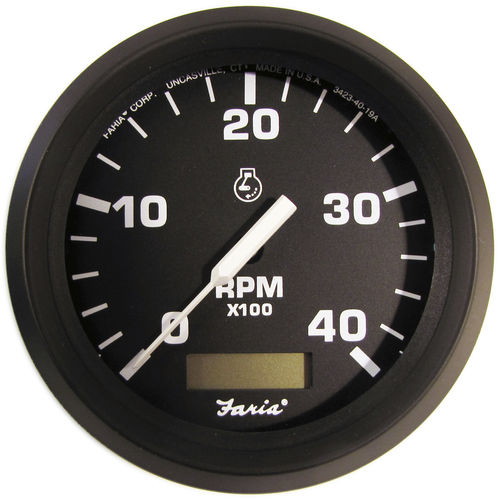 Contagiri analogico - TD9102 - Beede Electrical Instrument - per barca / con contaori motori