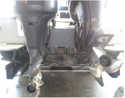 Supporto motore per barca - DOUBLE JAC™ - Bob's Machine Shop - regolabile