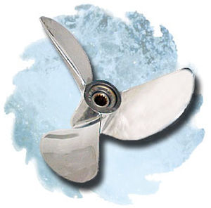 Elica per barca - Intimidator T-3X Sport Cleaver  - Bob's Machine Shop - a passo fisso / fuoribordo e entrofuoribordo / 3 pale