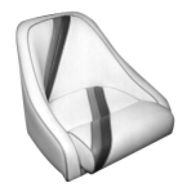 Sedile avvolgente - Kracor - per pontoon boat / 1 posto