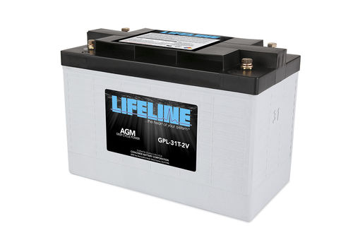 Batteria marina - GPL-31T-2V - Lifeline Batteries - 2V / piombo / AGM