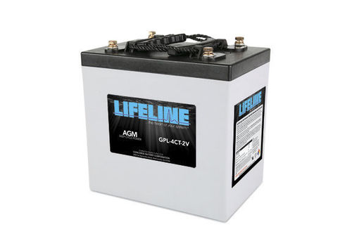 Batteria marina - GPL-4CT-2V  - Lifeline Batteries - 2V / piombo / AGM