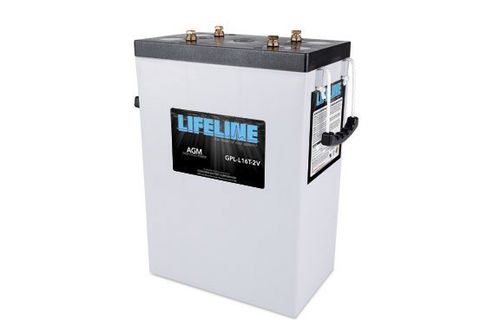 Batteria marina - GPL-L16T-2V - Lifeline Batteries - 2V / piombo / AGM