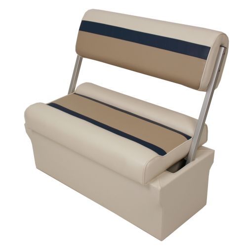 Panchetta 2 posti - CL01  - Veada Industries - per pontoon boat / con contenitore / con schienale reversibile