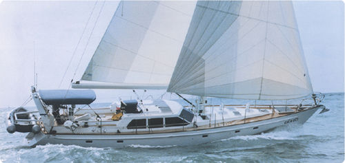 Sailing-yacht da crociera - 53 - Kanter Yachts - con poppa aperta / in alluminio / a chiglia retrattile
