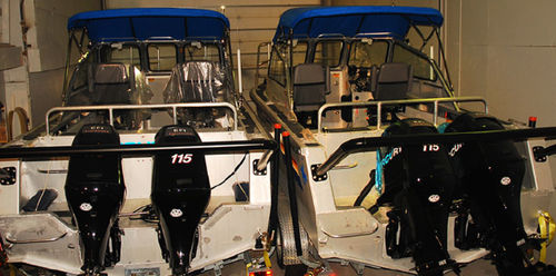 Runabout fuoribordo - 6m CUDDY - Kanter Yachts - bimotore / con dual console / open