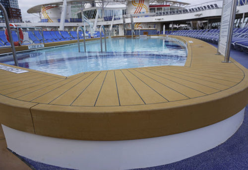 Rivestimento per ponte antiscivolo - Bolideck® Future - Bolidt - doga in teak