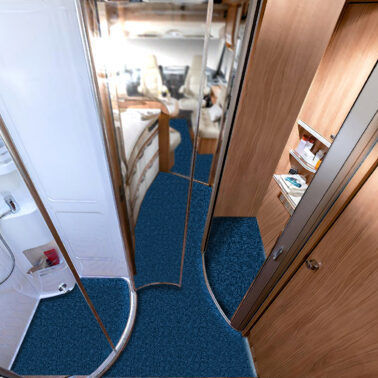 Rivestimento per pavimento per yacht - SOMOO - GisaTex GmbH & Co. KG - per barca / marrone / grigio
